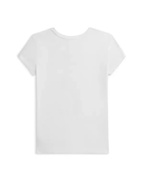 Футболка-Поло с изображением медведя - для детей постарше Ralph Lauren, White — фото 2