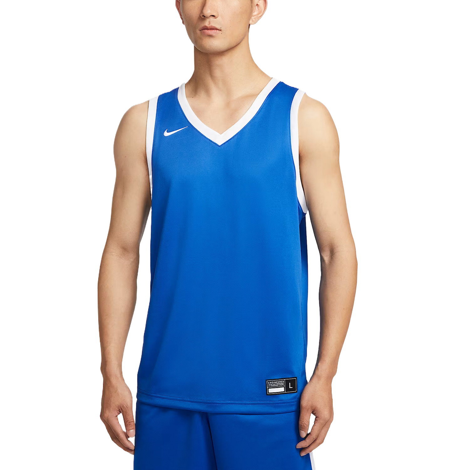

Nike Футболка баскетбольная Dri Fit Crossover мужская blue