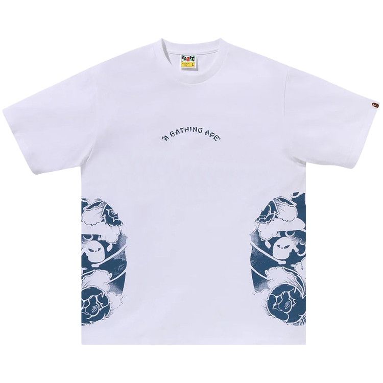 

Футболка BAPE Japanese Tattoo Side Big Ape Head Tee, White