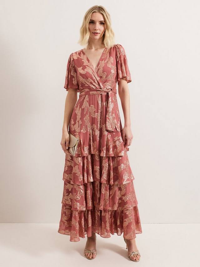 

Мерцающее платье от elanie Phase Eight, цвет Pale Pink