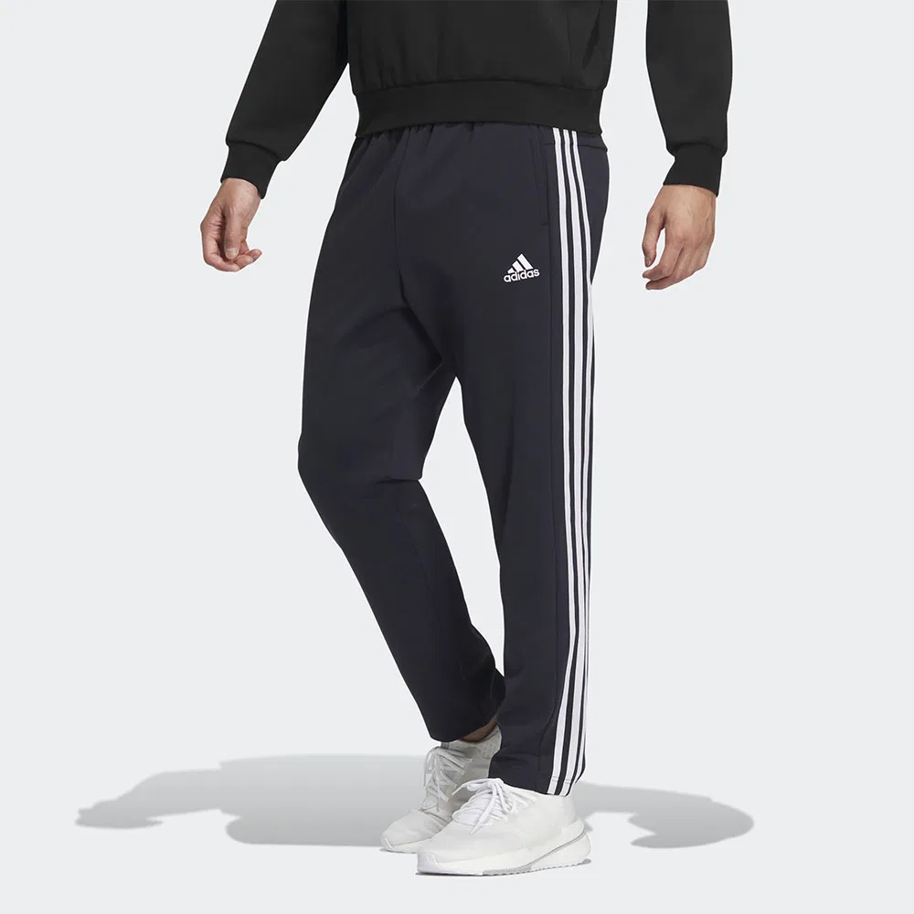 Мужские спортивные брюки Adidas 3S Doubleknit, тёмно-синие