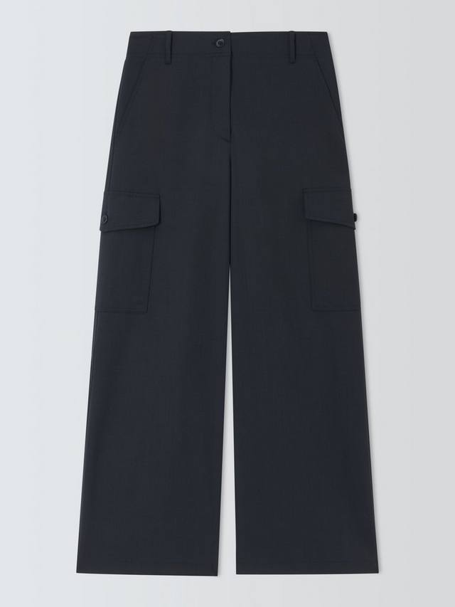 

Брюки из смесовой шерсти hidalgo Weekend MaxMara, темно-синий