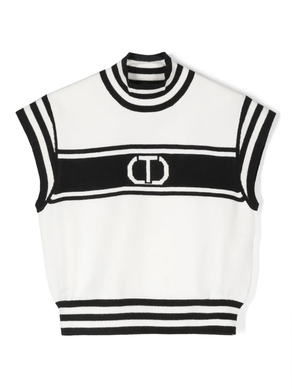 

Топ с логотипом TWINSET Kids, белый