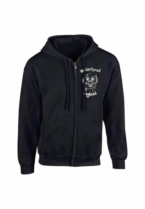 

Толстовка на молнии motörhead england Rockshirts, Black, Черный, Толстовка на молнии motörhead england Rockshirts, Black