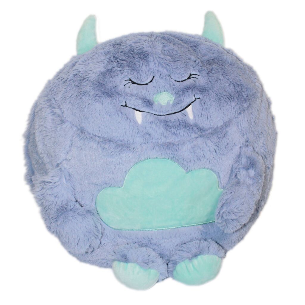 

Мягкая подушка Monster, плюшевая детская подушка сиреневого цвета, декоративная подушка с наполнителем, автомобильная подушка длиной около 45 см Haus und Deko