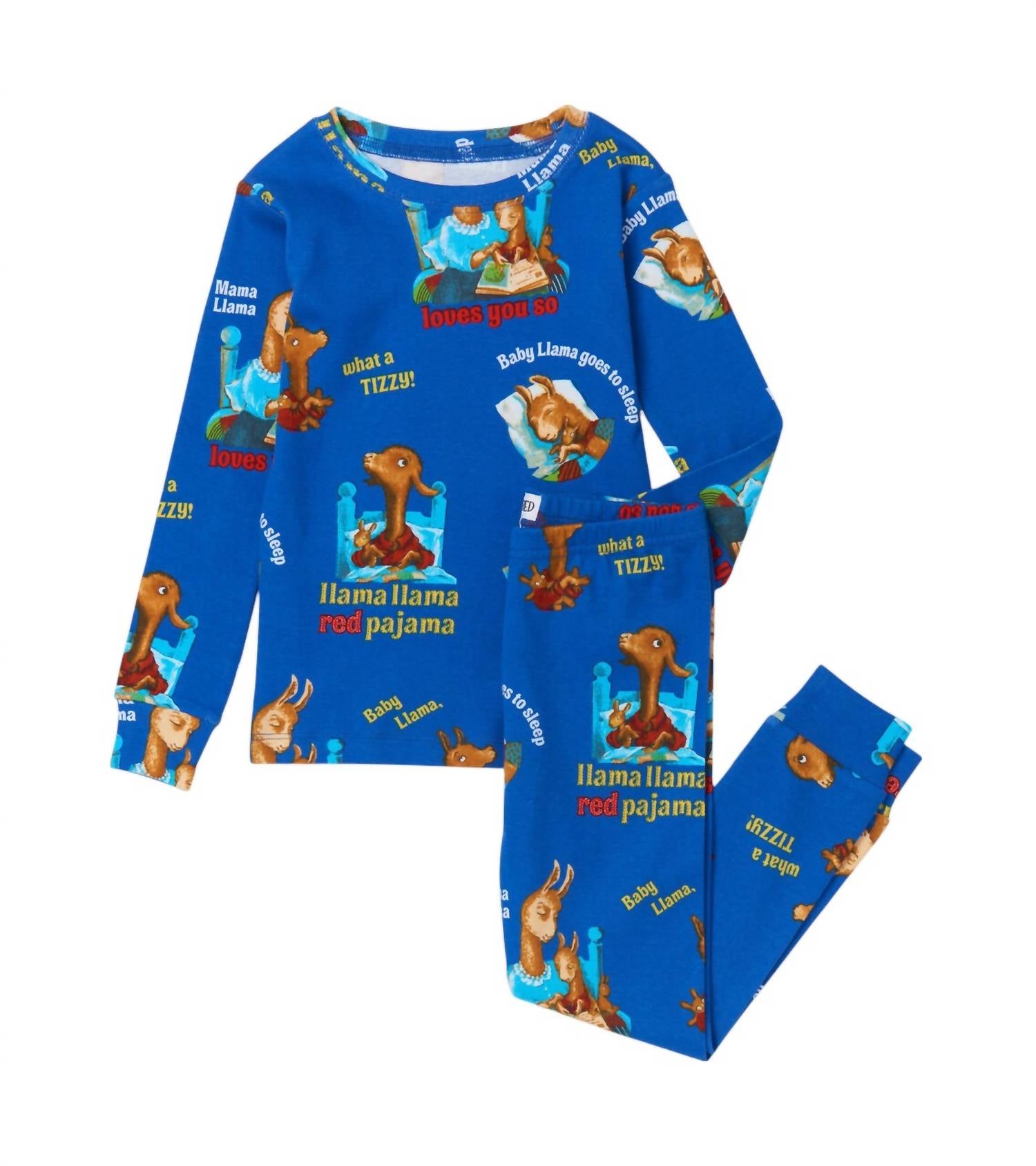 

Пижама для мальчика Llama Llama Red Pajama в синем цвете Books To Bed