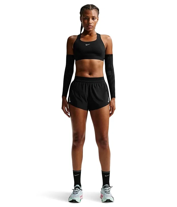 Спортивный бюстгальтер с высокой поддержкой Swift Nike, Black/Silver