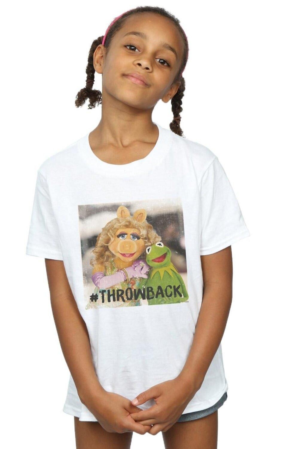 

Хлопковая футболка The Muppets Throwback Photo Disney, белый