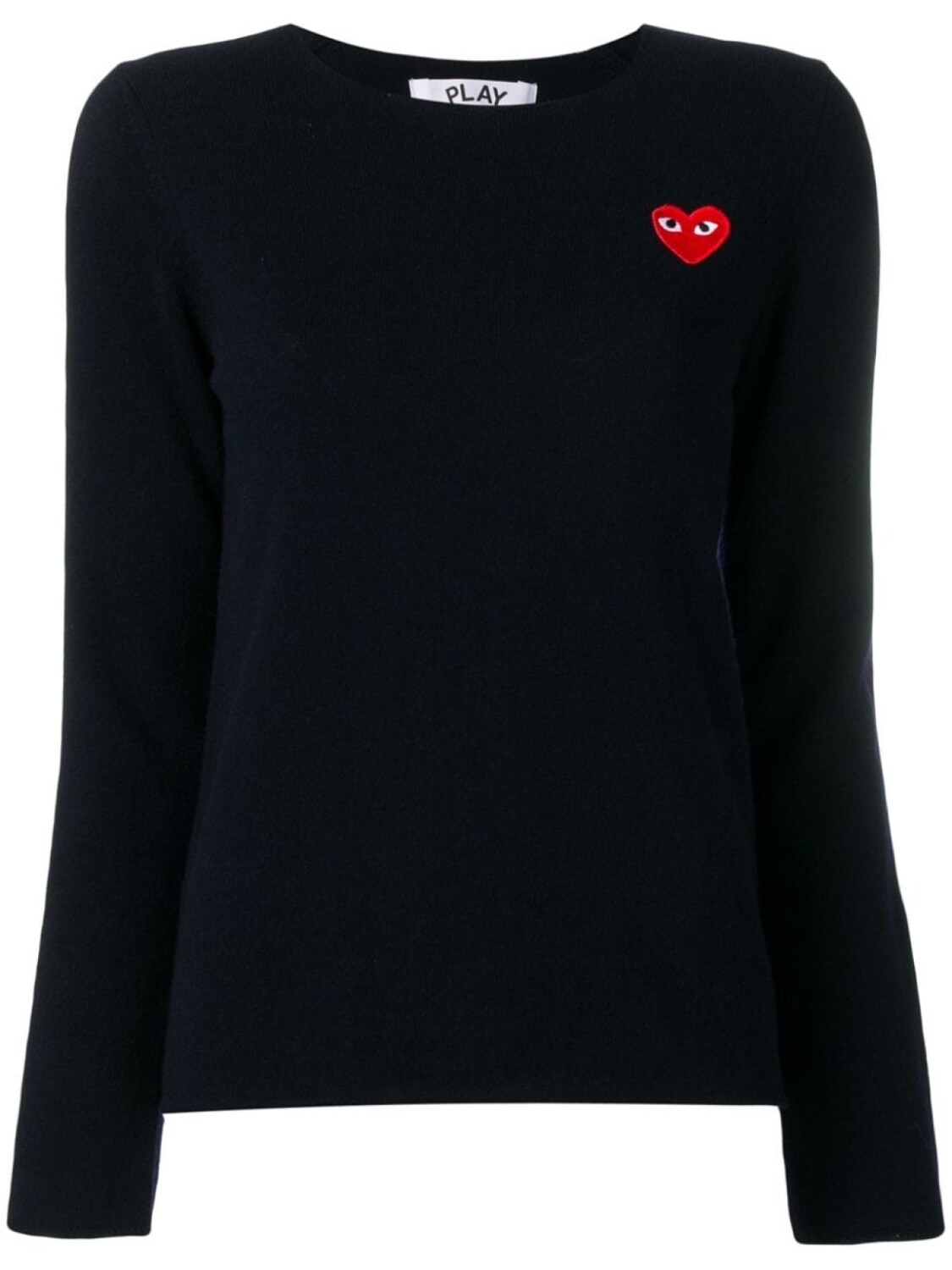 

Comme Des Garçons Play джемпер с нашивкой, синий