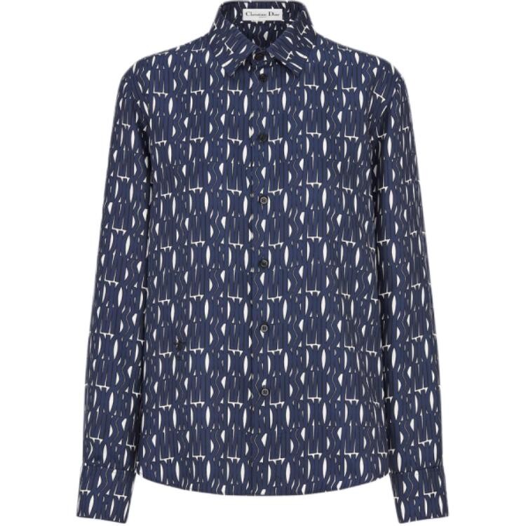 

Рубашка женская темно-синяя Dior