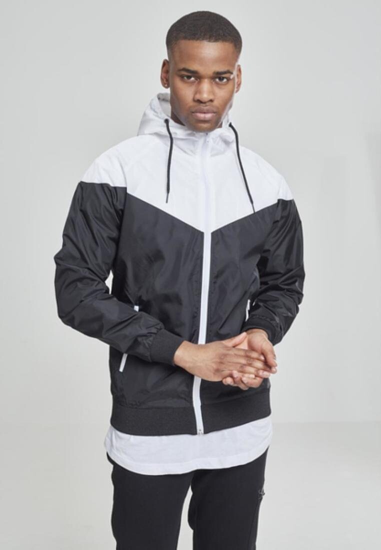 

Куртка Urban Classics ARROW WINDRUNNER, цвет blk/wht