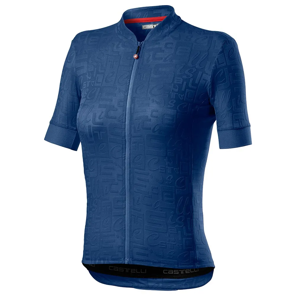 

Джерси с коротким рукавом Castelli Promessa Jacquard, синий