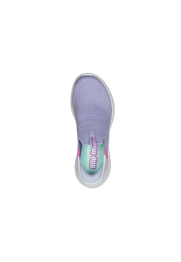 Кроссовки детские, гибкая подошва, ULTRA FLEX 3.0 Skechers, лавандовый — фото 2