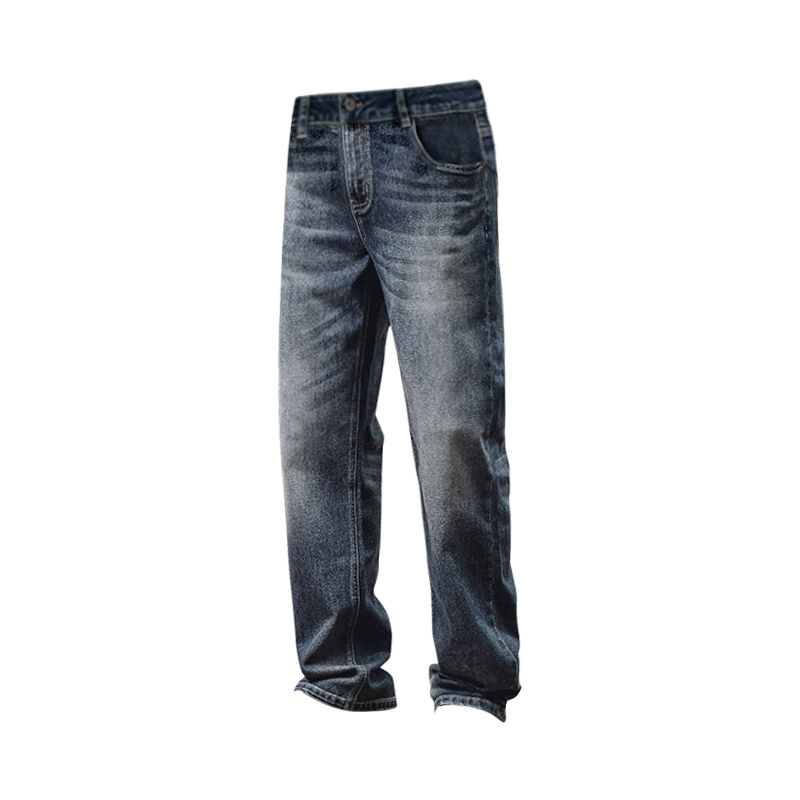 

Прямые джинсы Loose Fit Micro-Stretch Versatile Unisex Men's Jeep, винтажный синий