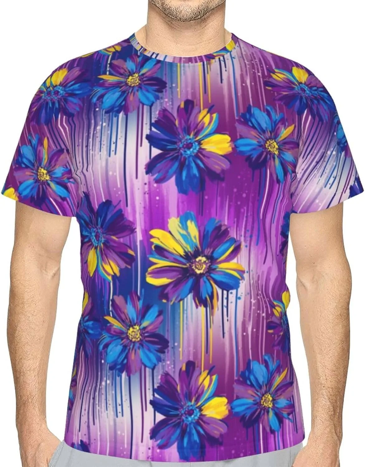 

Футболка мужская Supdreamc Comfort Crew Neck, легкая с коротким рукавом