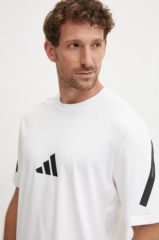 Хлопковая футболка Z.N.E Adidas, белый — фото 4