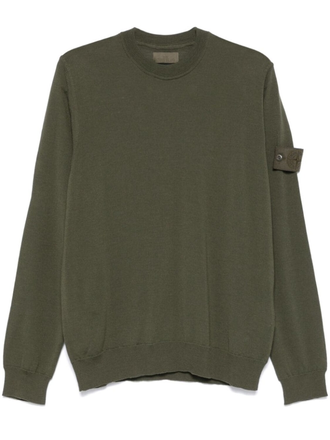 

Stone Island свитер с нашивкой Compass, зеленый