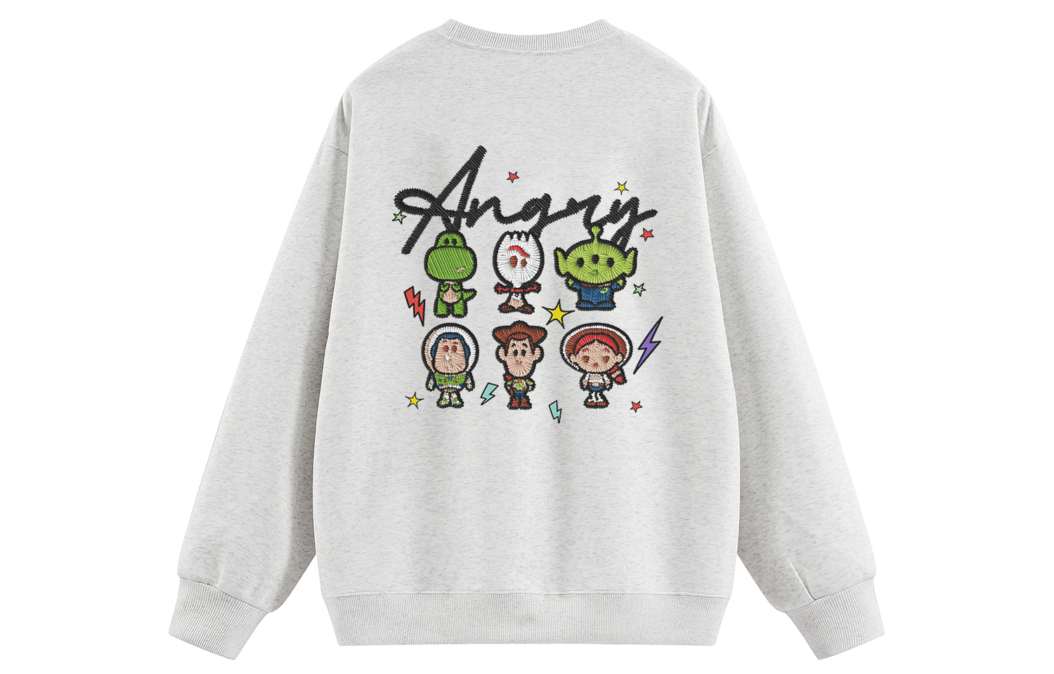 

Толстовка унисекс с круглым вырезом, средней толщины Disney, 花灰色【加绒加厚】