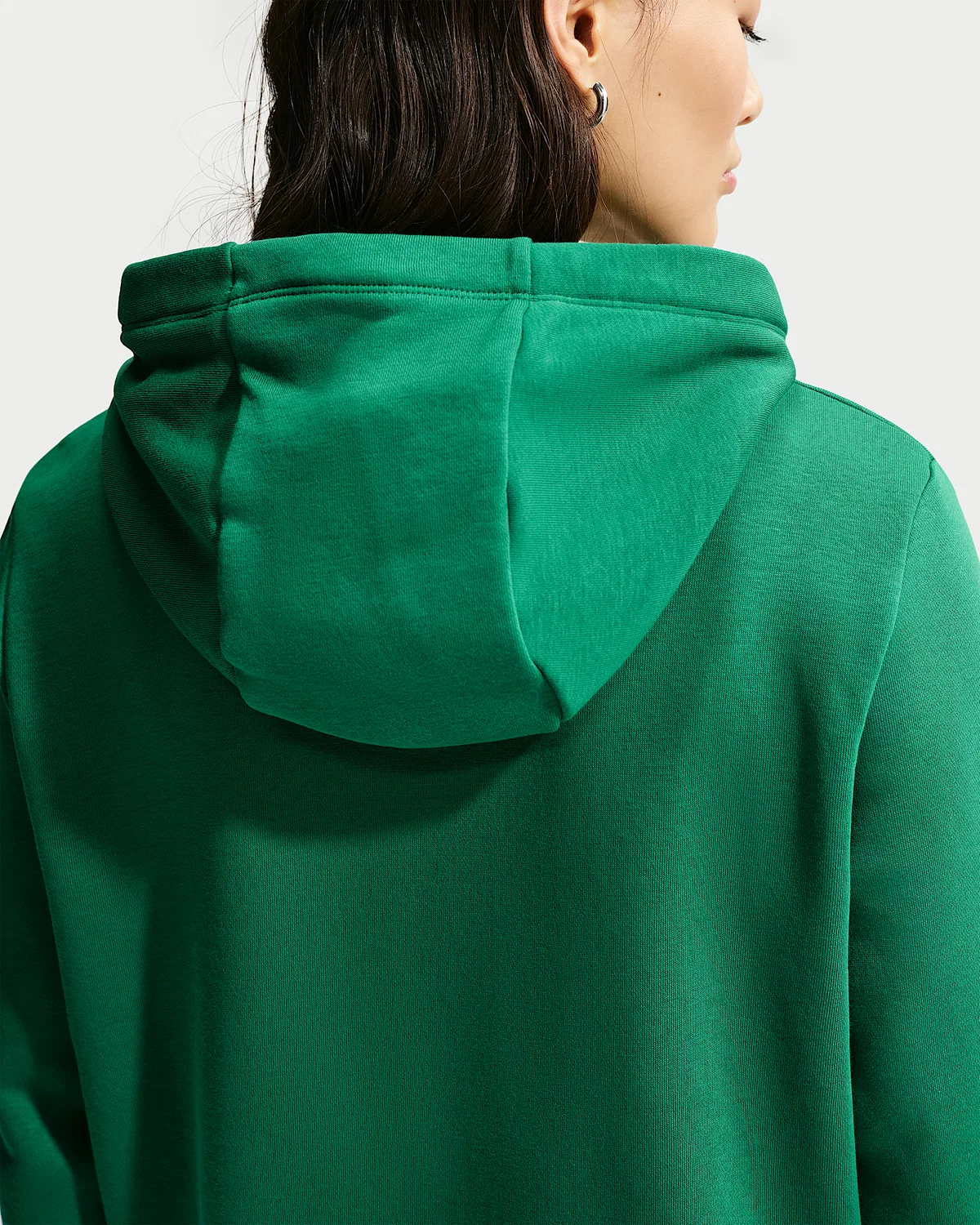 Женский худи-свитшот Nike Sportswear Club Fleece, Malachite/White — фото 2
