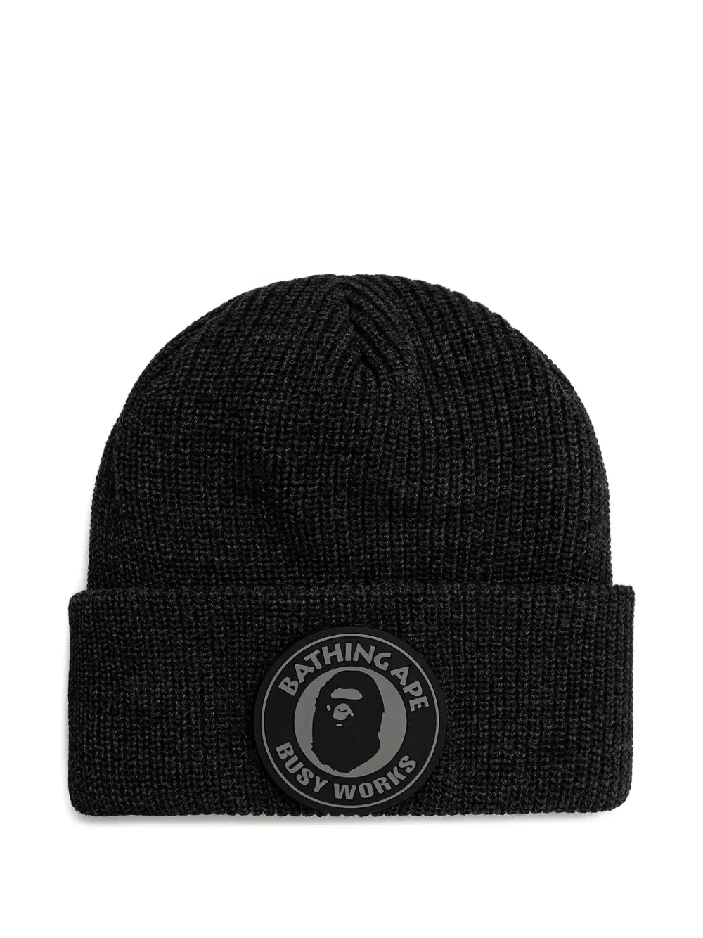 

Шапка бини с нашивкой-логотипом A BATHING APE, черный