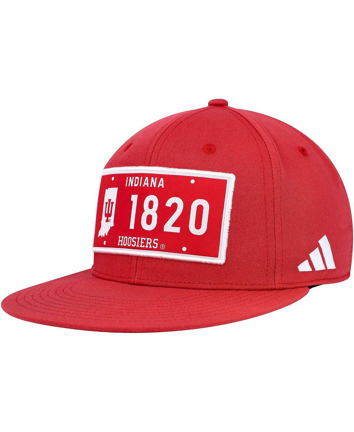 

Мужская малиновая кепка Snapback Indiana Hoosiers adidas