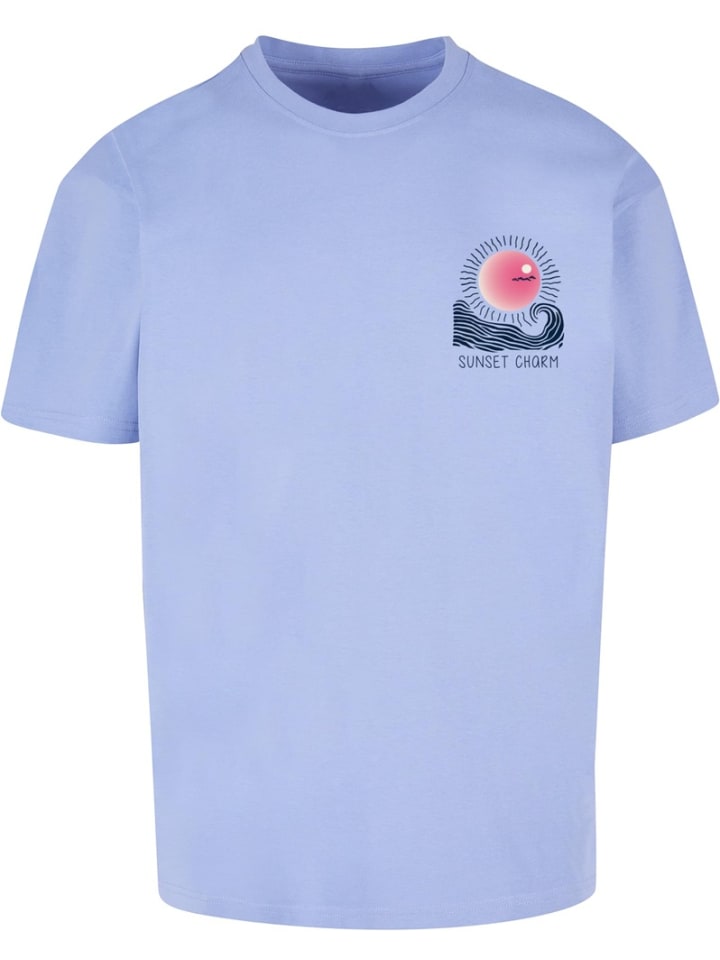 

Merchcode Футболка "Sunset Charm Oversized T-Shirt" синего цвета, Синий, Merchcode Футболка "Sunset Charm Oversized T-Shirt" синего цвета