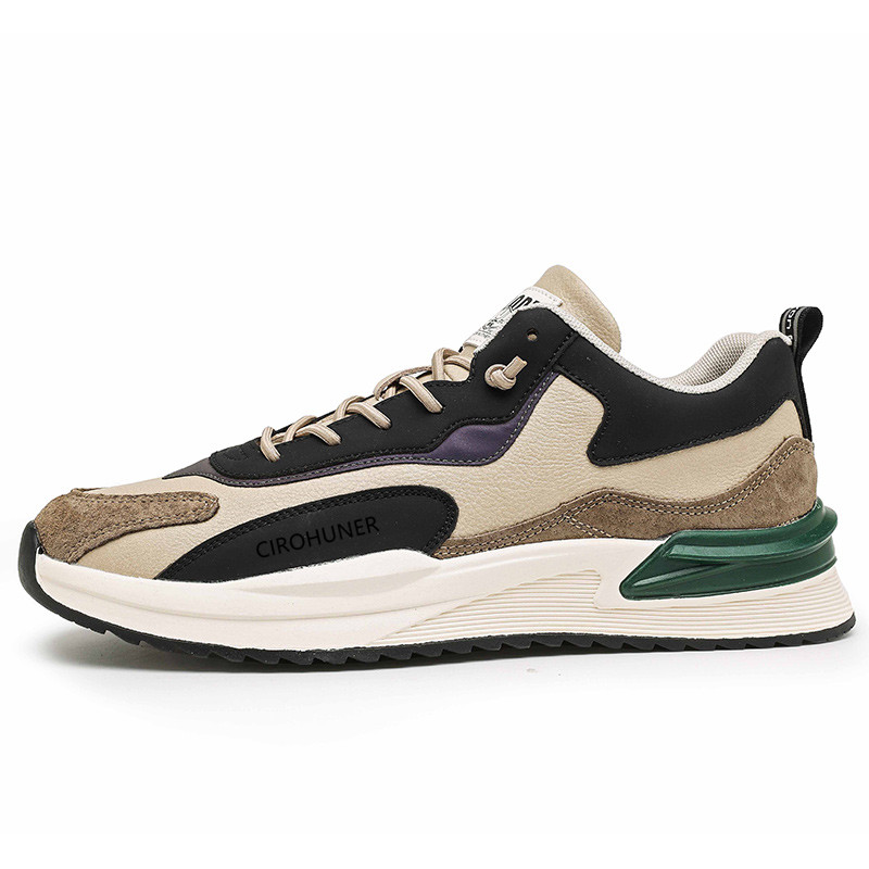 

Износостойкие дышащие низкие повседневные туфли для мужчин CIROHUNER, Beige