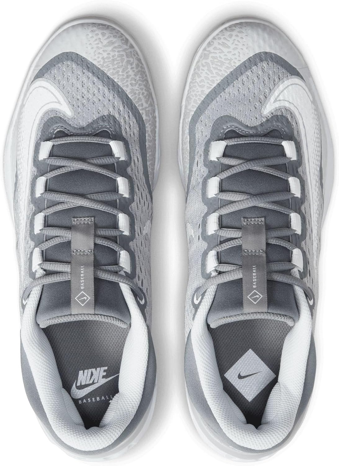 Бейсбольные бутсы Nike Men's Alpha Huarache Elite 4, серый — фото 2