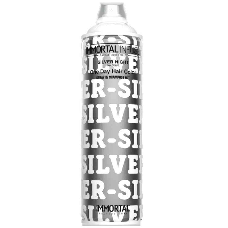 

IMMORTAL Hair Color Spray One Day Hair Color - SILVER NIGHT - 200 мл