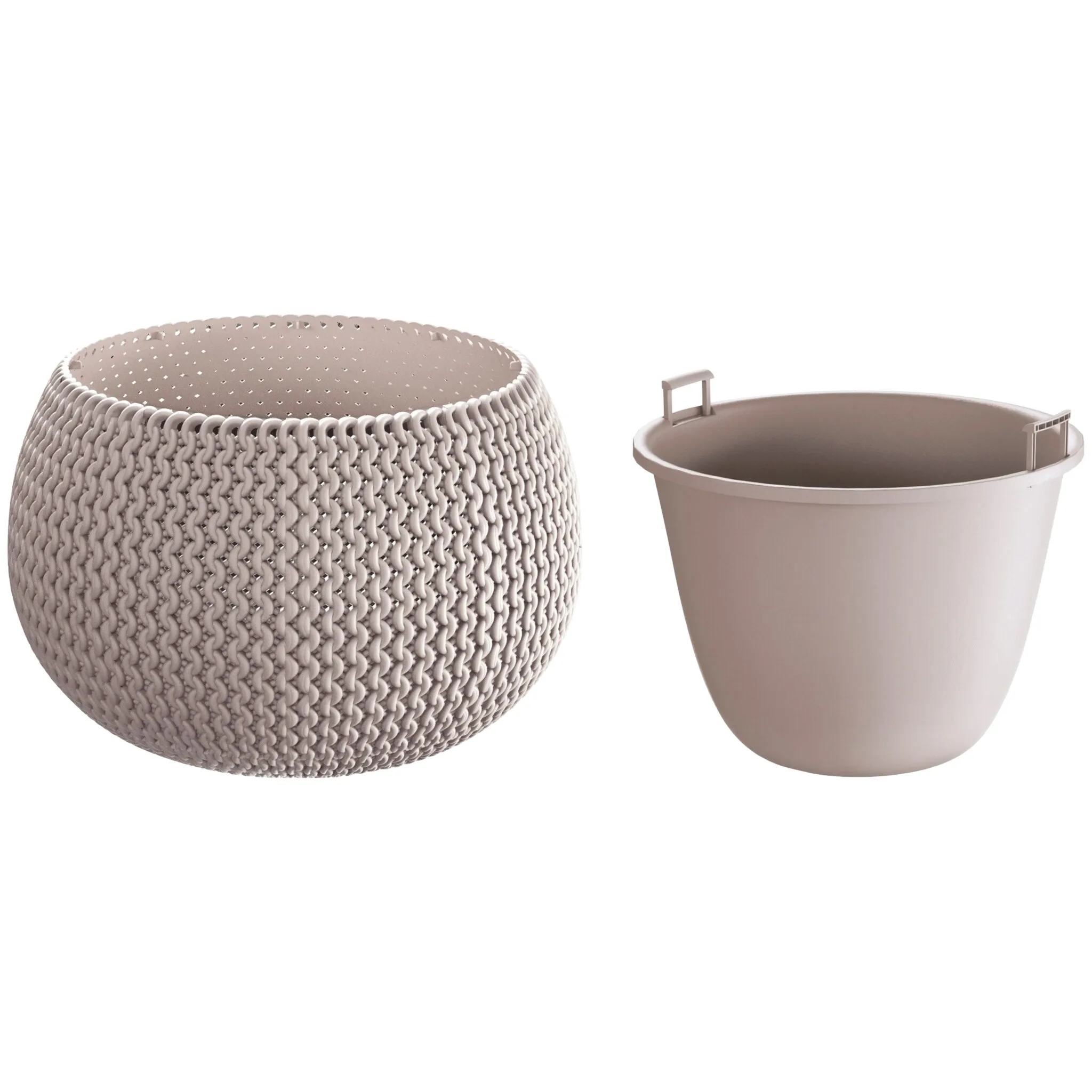 

Горшок для растений Prosperplast «Splofy Bowl», ØxH: 29x19 см, цвет mocca