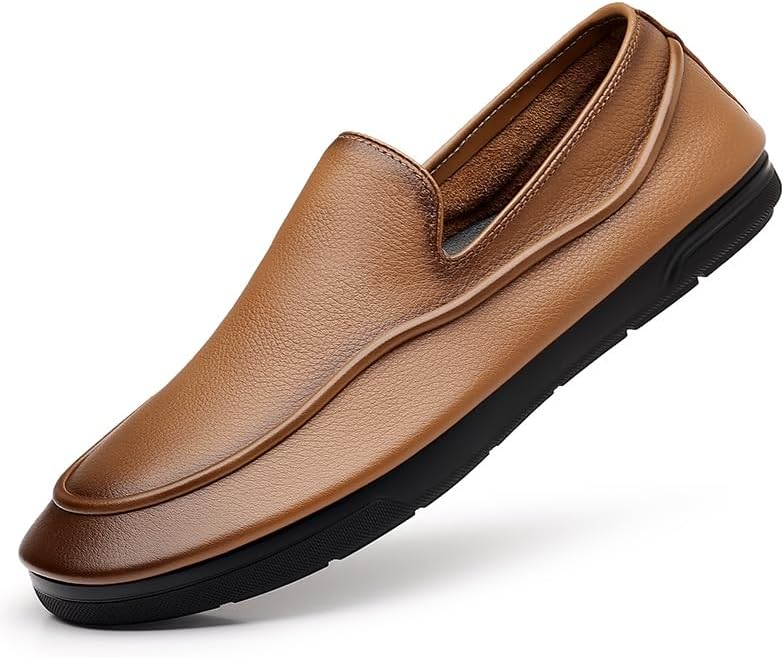 

Мужские повседневные и стильные слипоны Tgrnfhkpyy, коричневый