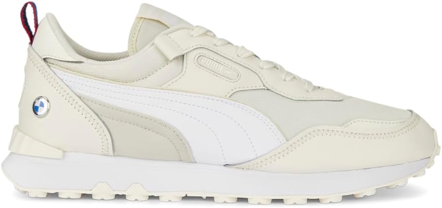 

Мужские кроссовки PUMA BMW Motorsport X Rider Fv Ac на шнуровке, повседневные - бело-слоновая кость, белый