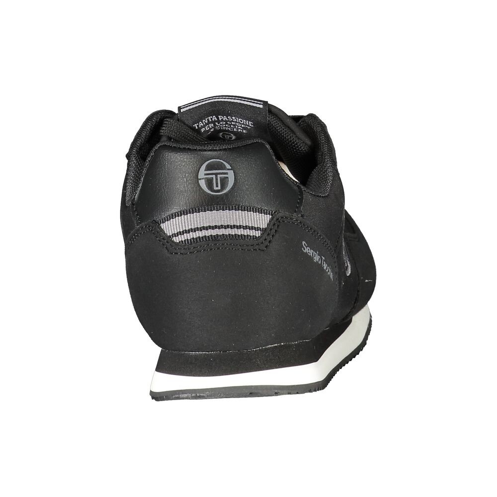 

Sergio Tacchini Элегантные мужские кроссовки с вышивкой и шнурками, черный