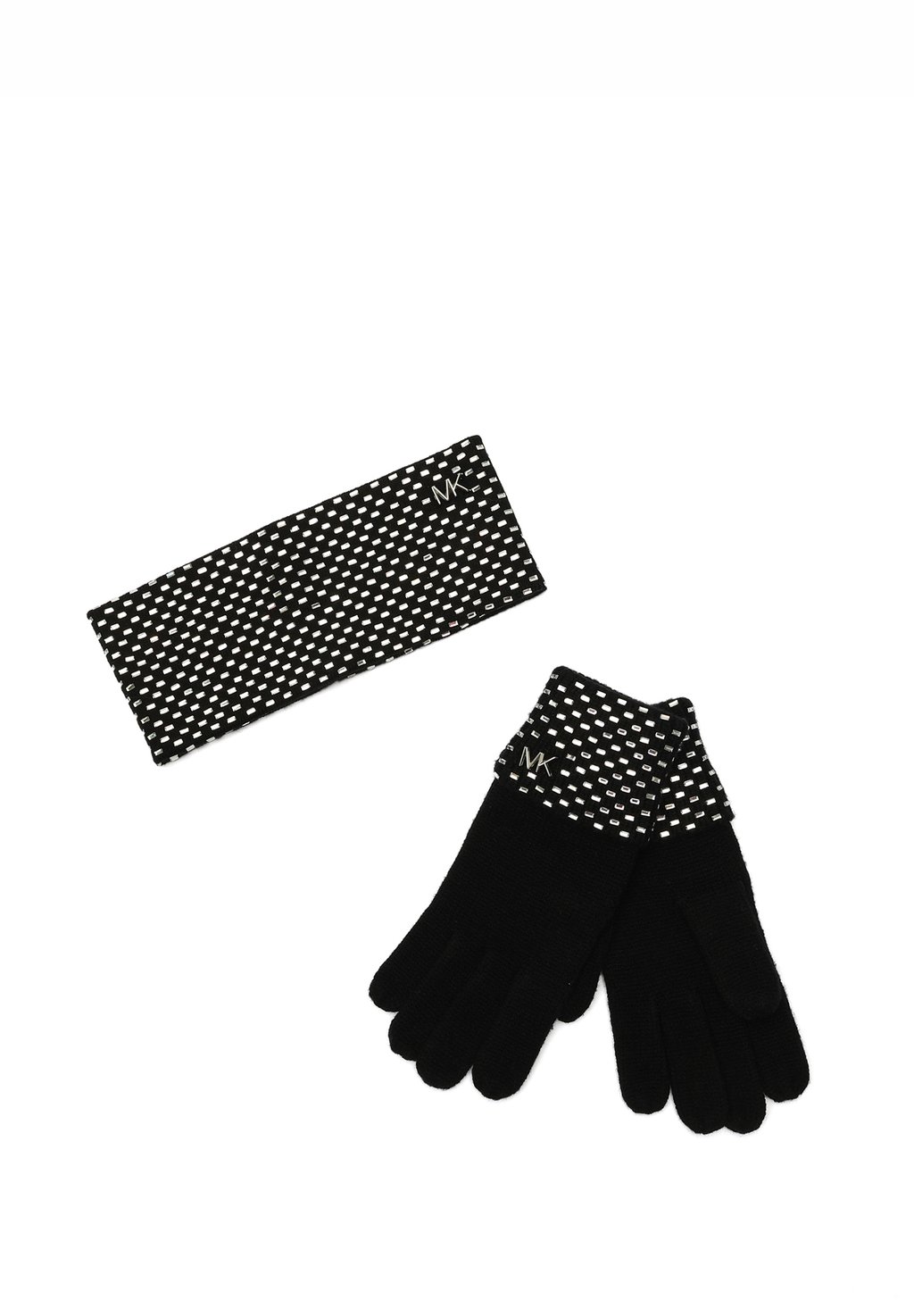 

Перчатки RECTANGLE EMBELLISHMENT BOX SET MICHAEL Michael Kors, черный