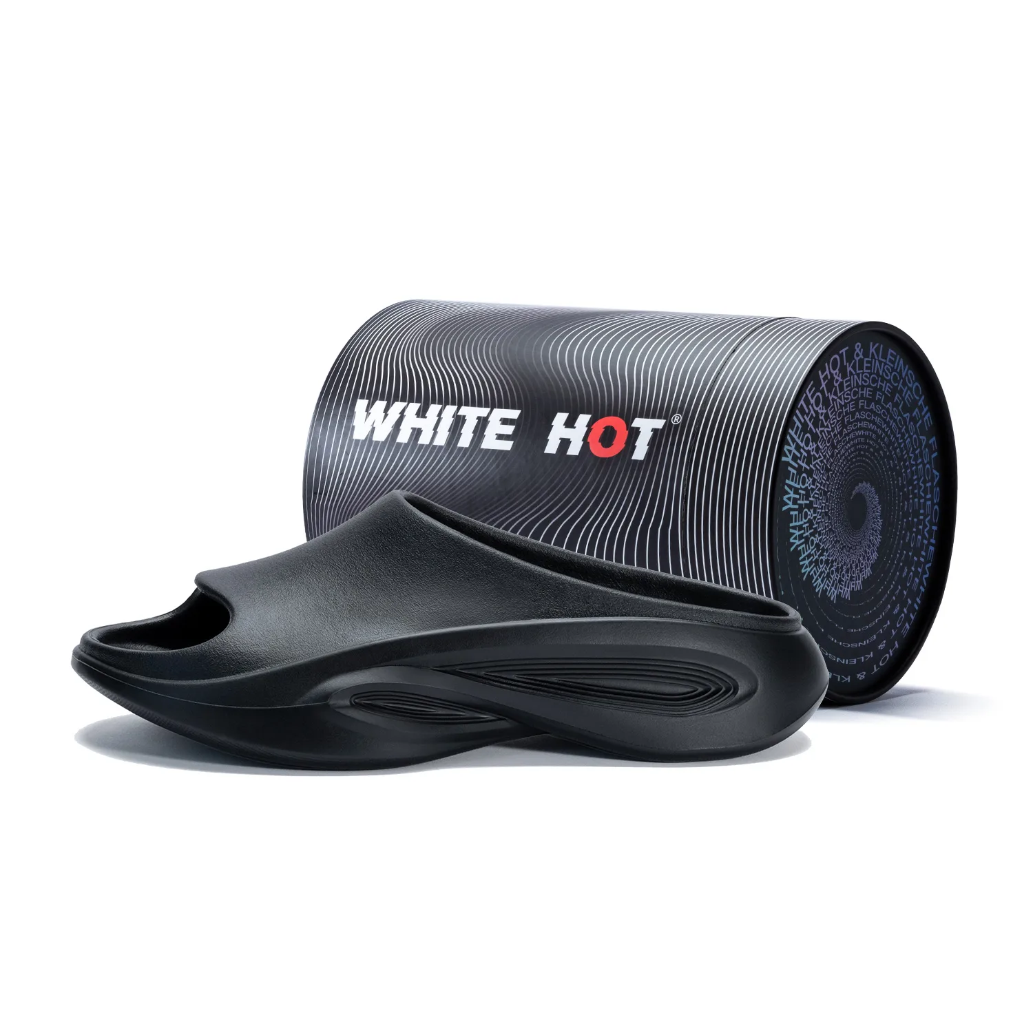 Домашние сандалии WHITE HOT, Special Shoe Box-Meteorite Black