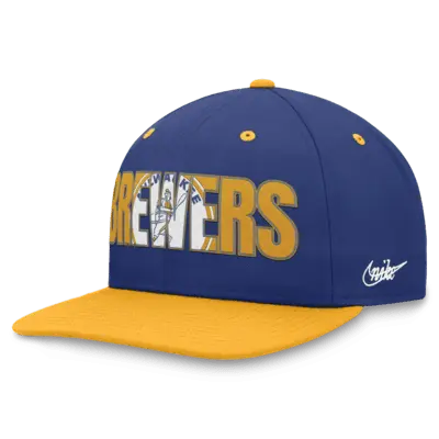 

Бейсболка Nike Milwaukee Brewers Pro Cooperstown, цвет Royal/Yellow