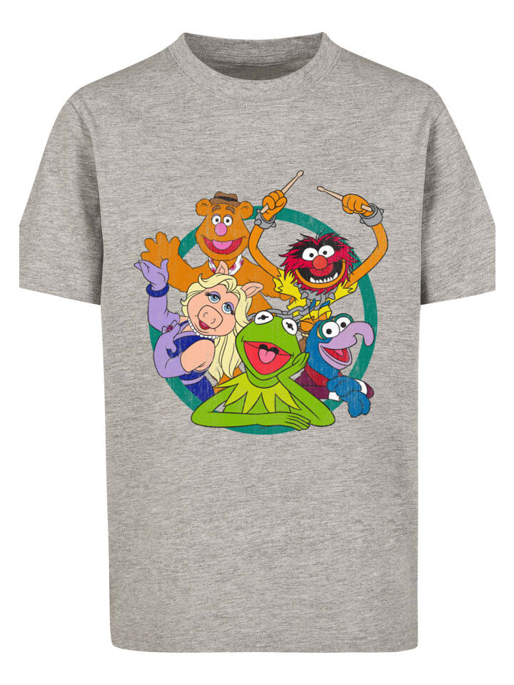 

Футболка F4NT4STIC Disney Die Muppets Group Circle, пестрый серый