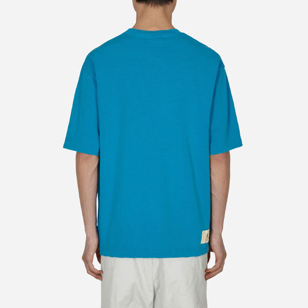 Футболка Air Jordan x Union Crossover SS22 Solid Color Character Alphabet Printing Round Neck Short Sleeve Asia Edition Blue, синий — фото 4