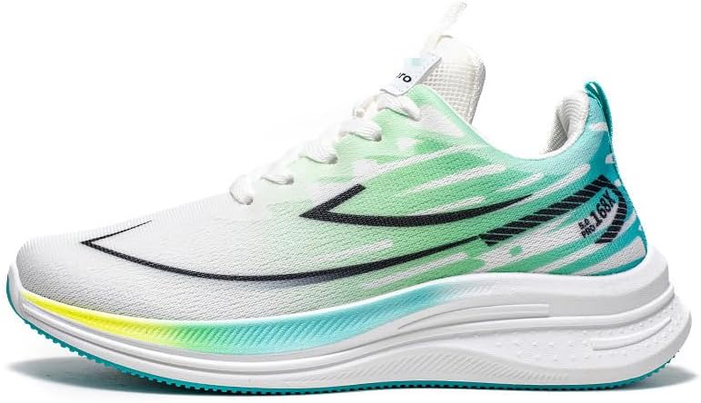 

Мужские слипоны для ходьбы, модные кроссовки для бега и тенниса, нескользящие, удобные для тренировок в зале и спорта Generic, зеленый