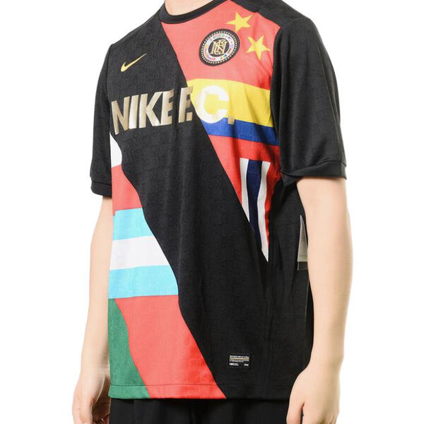 Футболка Nike FC Flag T-Shirts 'Black', черный — фото 2