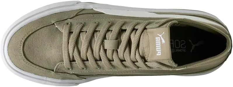 Мужские кроссовки PUMA Court Classic Vulcanized Mid Formstrip с шнуровкой, повседневные - коричневые, коричневый — фото 4