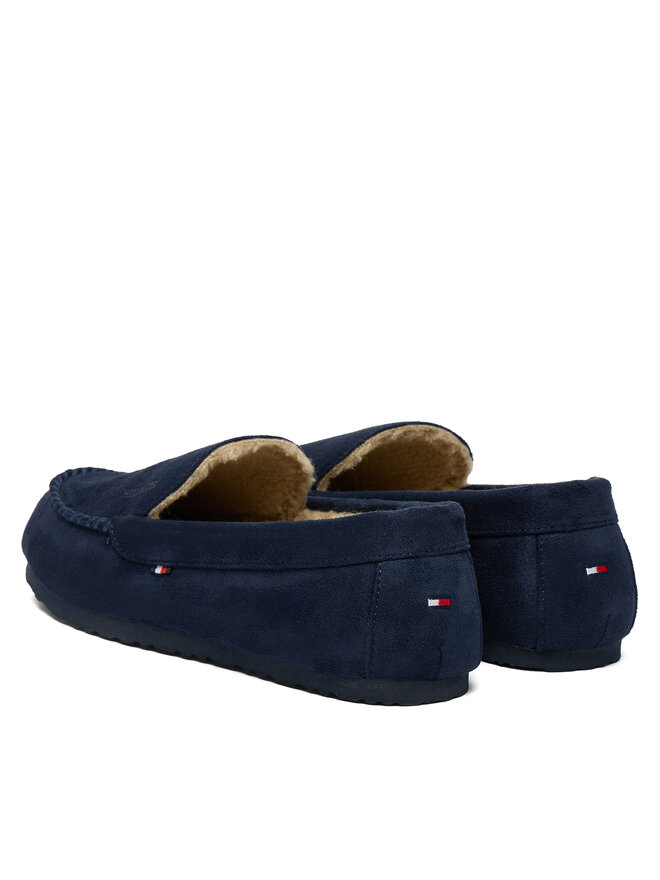 Тапочки Tommy Hilfiger M Driver House FM0FM05617, темно-синий — фото 3