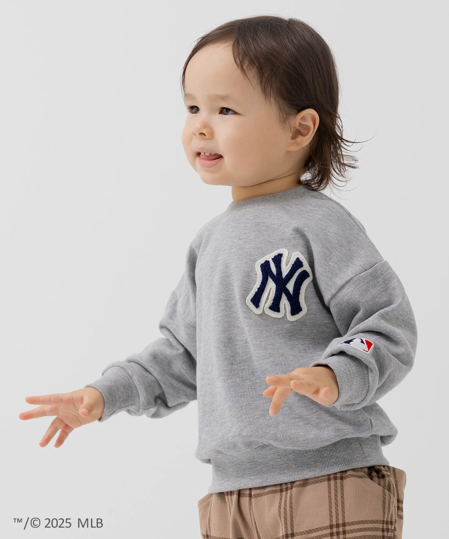 Флисовая толстовка Mlb, Yankees/Grey — фото 4