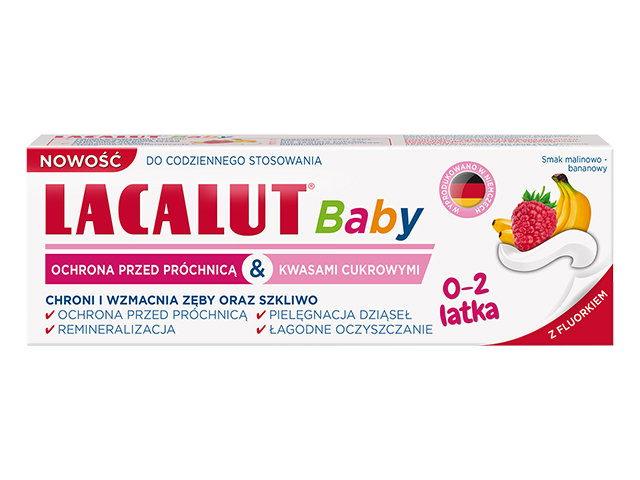 

Lacalut, Зубная паста для детей от 2 до 4 лет, детская, 55 мл