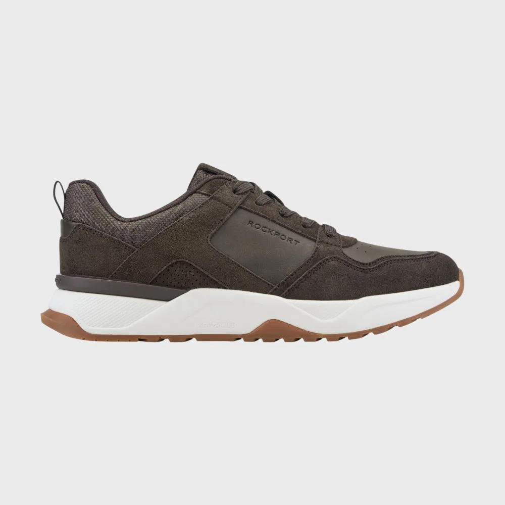 Мужские низкие кроссовки Prowalker Norris тёмно-коричневые от Rockport — фото 2