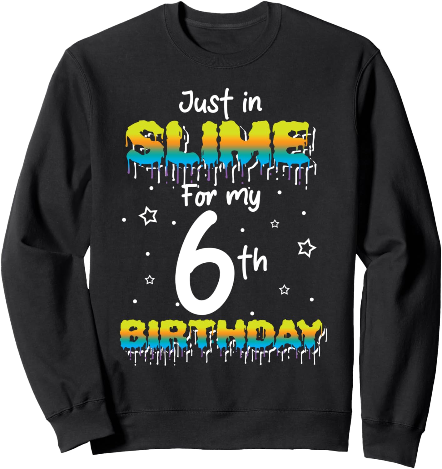 

Слайм к моему 6-му дню рождения, желто-голубая толстовка со слаймом Clear Slime Birthday Party Supplies & Slime Favors, Синий, Слайм к моему 6-му дню рождения, желто-голубая толстовка со слаймом Clear Slime Birthday Party Supplies & Slime Favors