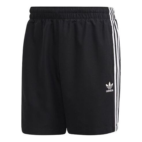 

Шорты originals stripe woven sports shorts black Adidas, черный