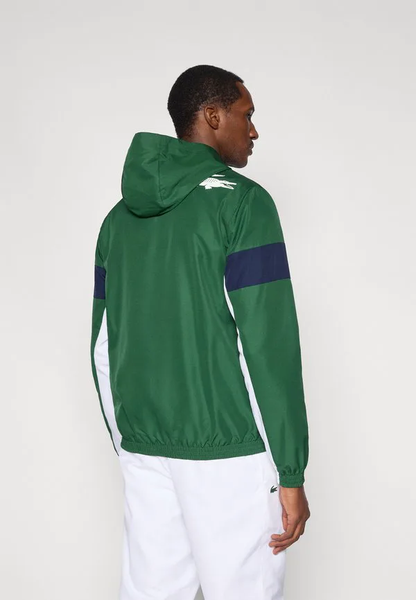 Тренировочная куртка Lacoste Sport Tennis, водоотталкивающая, зеленый — фото 3