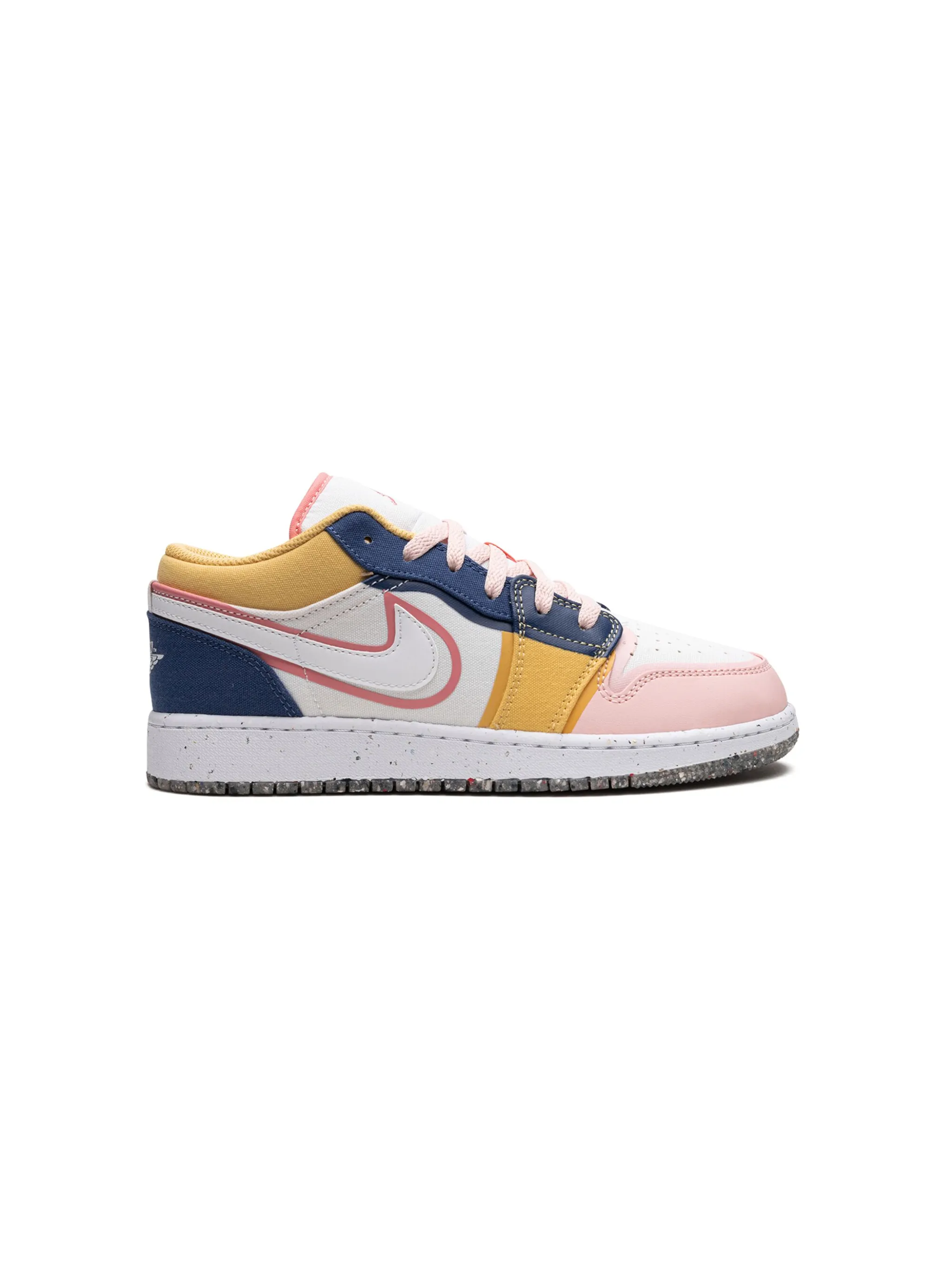 Кроссовки Air Jordan 1 Low SE Jordan Kids, белый — фото 2