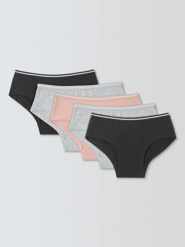 

Детские шортики John Lewis, Pack of 5, Black/Multi